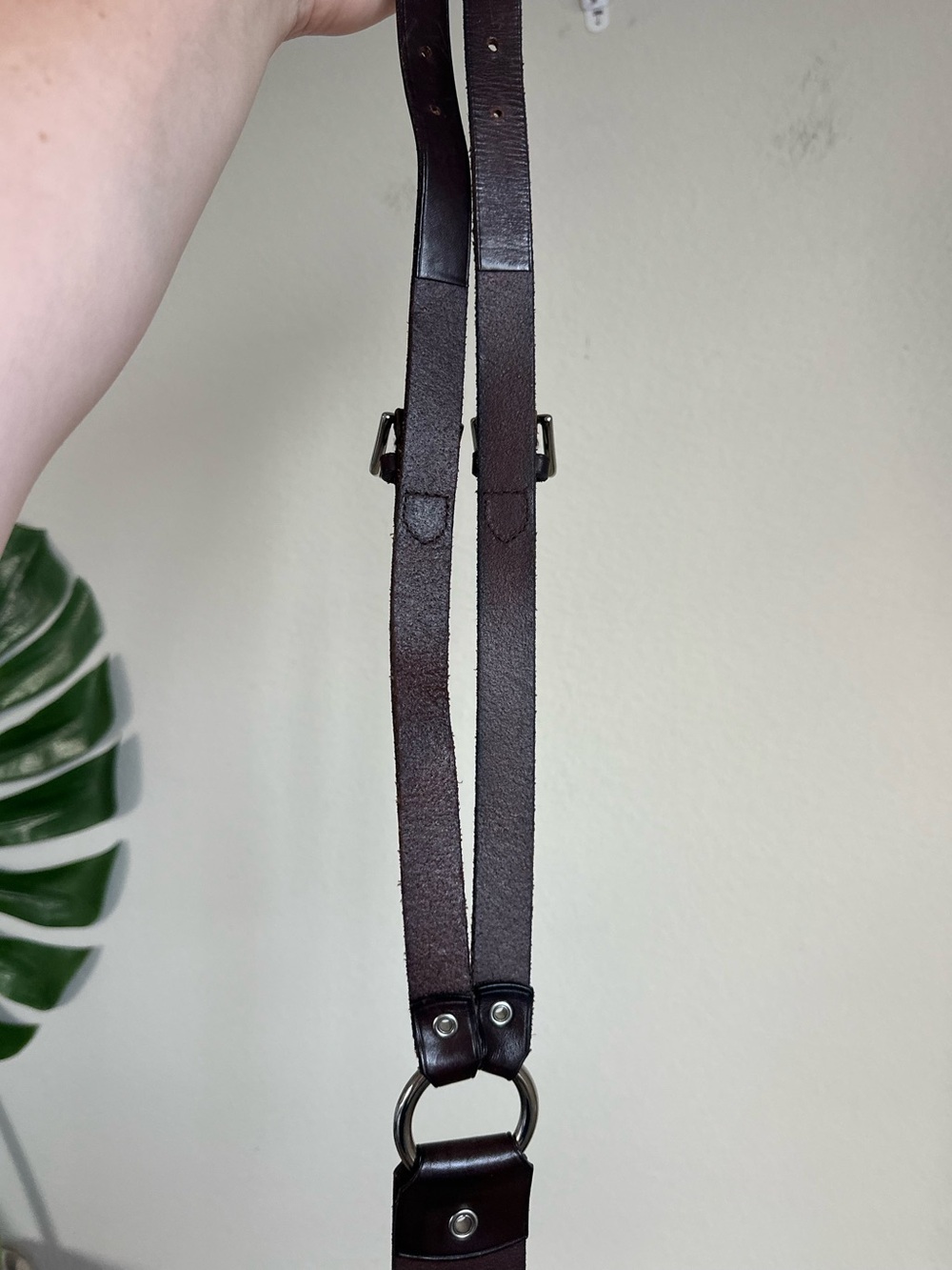 Ralph Lauren Brown Leather O Ring Buckle Strap Belt - Picture 15 of 15